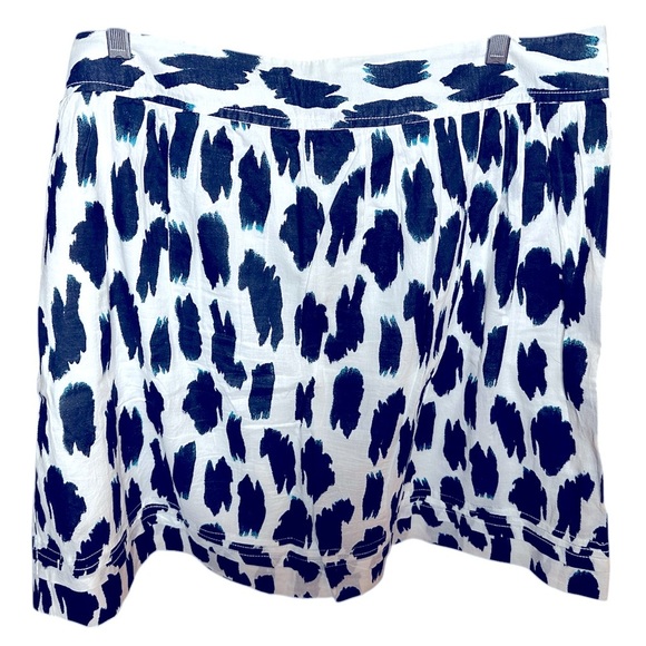 Ann Taylor Loft Blue & White Animal‎ Print Skirt – Size 14 - Picture 2 of 4
